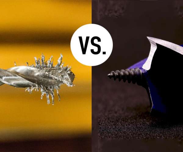 Metallborr vs träborr